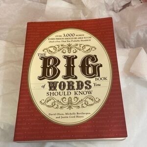 Book of big words you should know​